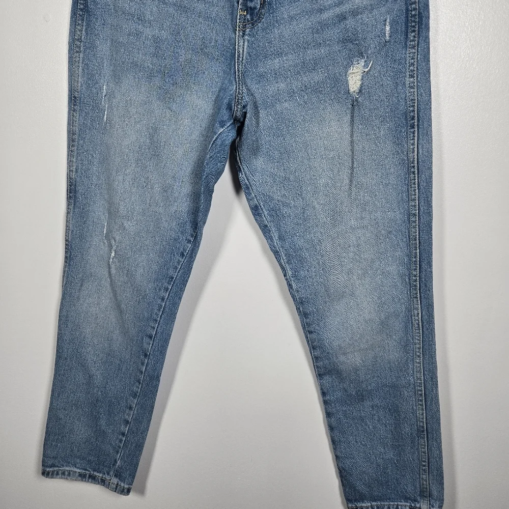 Arizona Jeans Co. High Rise Mom Jeans Blue Denim Juniors Size 9